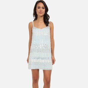 NWT French Connection Siberian Sequin Frost Ice Princess Dress Size - 12